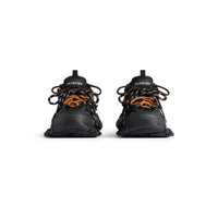 Balanciaga Track Avec Laces Noire Et Orange