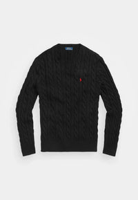 Pull Ralph Lauren En Laine Noir