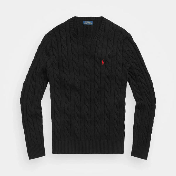 Pull Ralph Lauren En Laine Noir