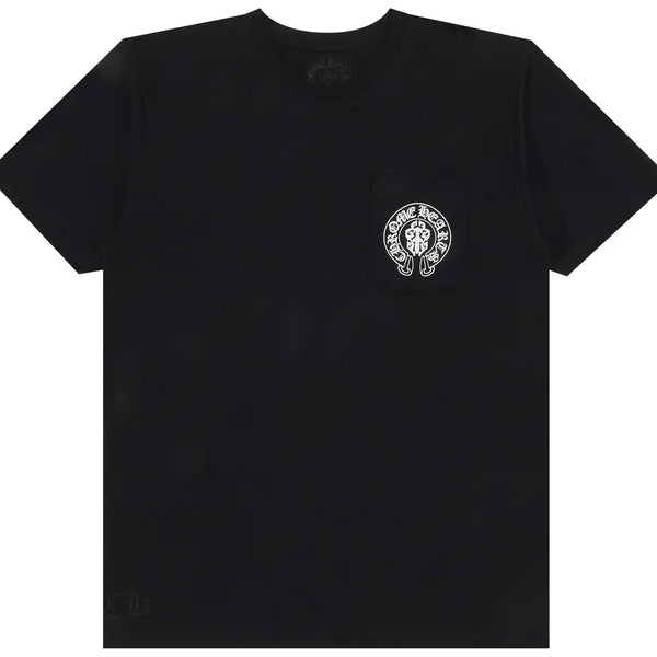 T-Shirt Chrome Heart Noir Drapeau US