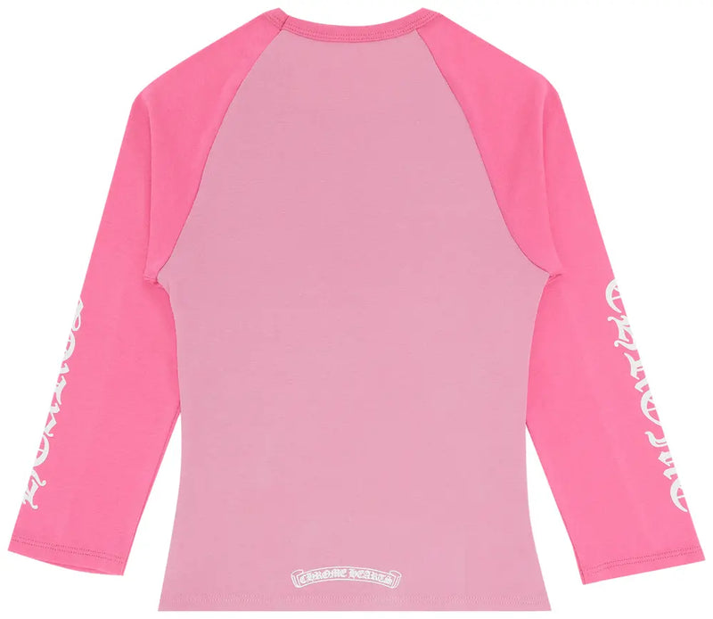 T-Shirt Manche Longue Chrome Heart Rose