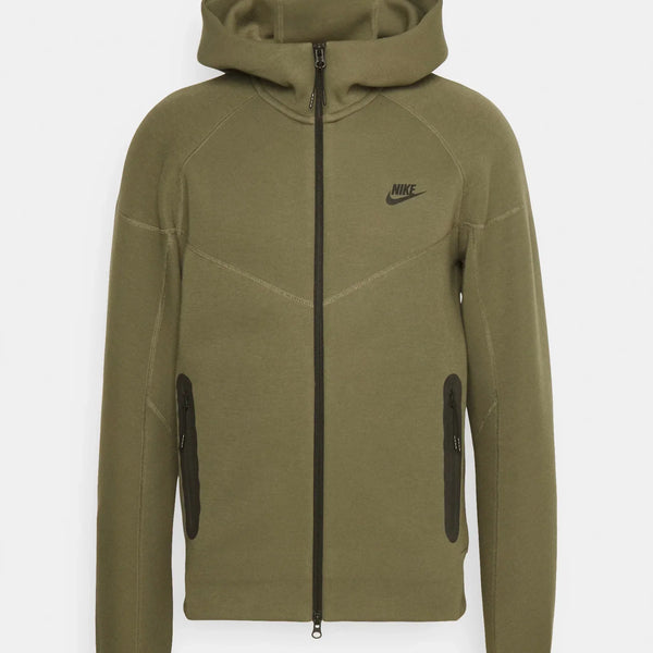 Nike Nouveau Tech Fleece Zippé Vert Kaki