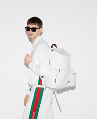 Sac à dos avec détail bande Web grand format