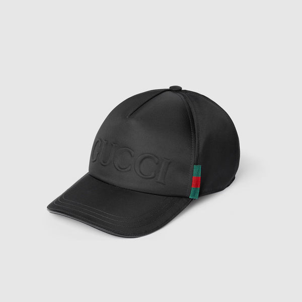 Casquette de baseball en nylon avec logo Gucci