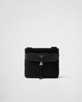 Sac porté épaule en Re-Nylon et cuir Saffiano