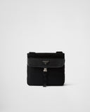 Sac porté épaule en Re-Nylon et cuir Saffiano