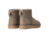 Femme Botte Classic Mini II Gris Galet