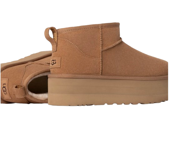 UGG Botte Classic Ultra Mini à plateforme  Marron