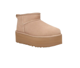 UGG Botte Classic Ultra Mini à plateforme Beige