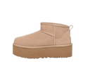 UGG Botte Classic Ultra Mini à plateforme Beige