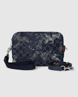 Sac à bandoulière en denim GG petit format