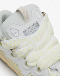 Lanvin Curb Blanc Et Jaune