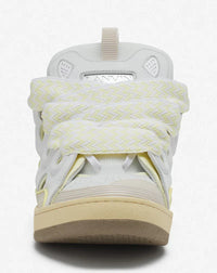Lanvin Curb Blanc Et Jaune