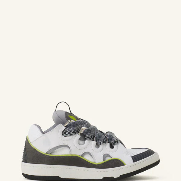 Lanvin Curb Gris Et Vert