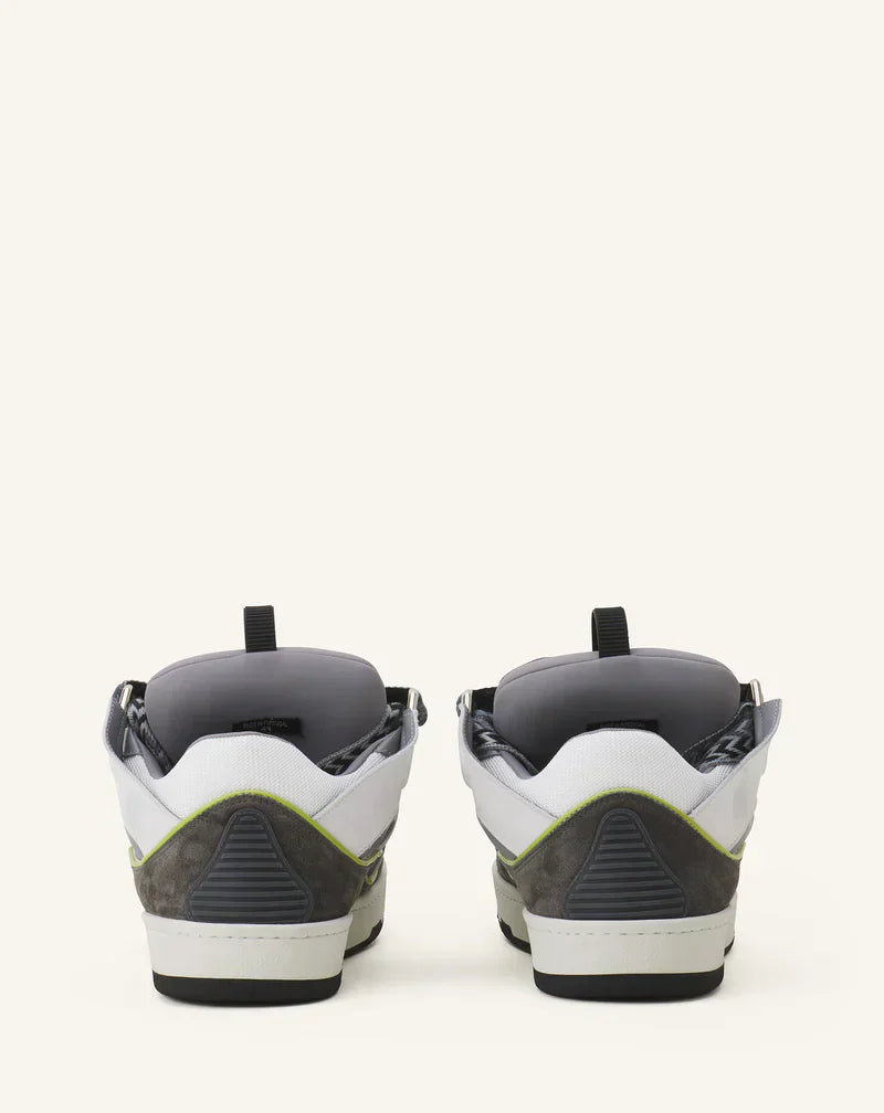 Lanvin Curb Gris Et Vert