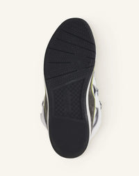 Lanvin Curb Gris Et Vert