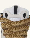 Lanvin Curb Blanc Et Kaki