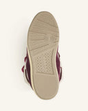 Lanvin Curb Beige Et Bordeaux