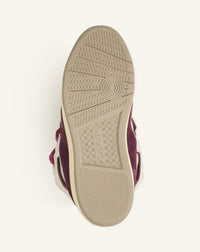 Lanvin Curb Beige Et Bordeaux