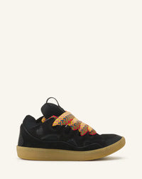 Lanvin Curb Noir Et Multicolore