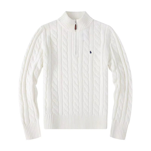 Quarter Zip Ralph Lauren Blanc