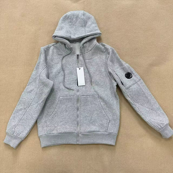 Gilet C.P Company Hublot Gris