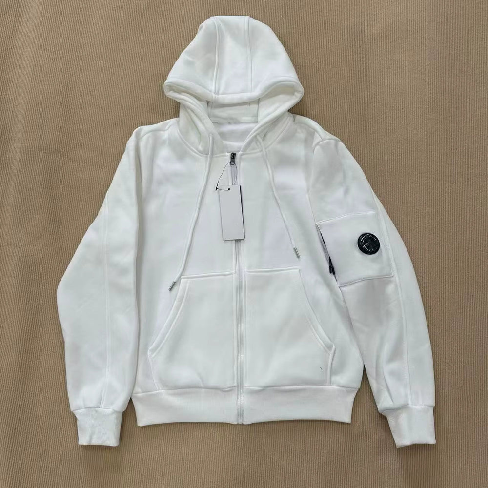 Gilet C.P Company Hublot Blanc