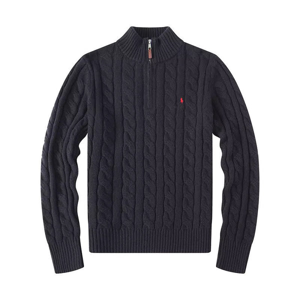 Quarter Zip Ralph Lauren Noir