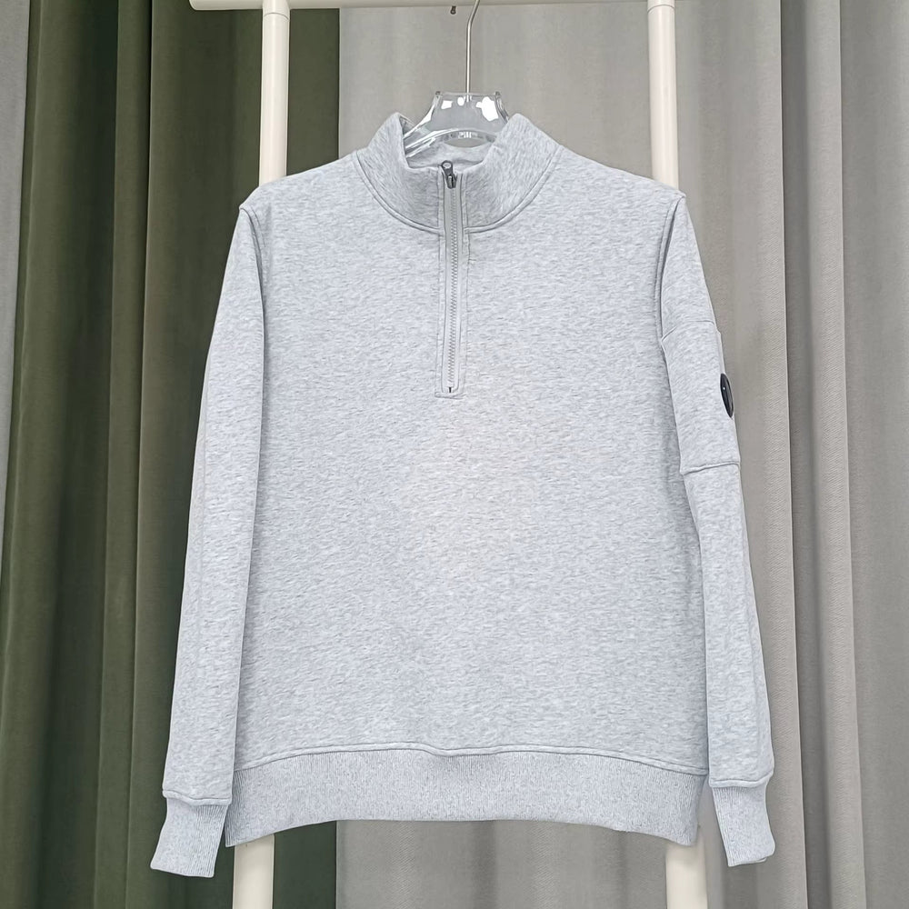 Gilet C.P Company Zip Quarter Gris