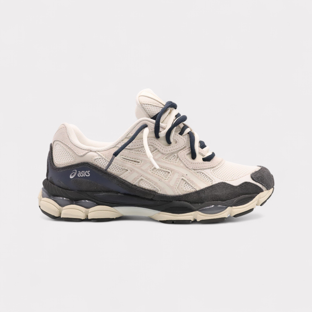 GEL-NYC White Smoke Grey - Double Laces