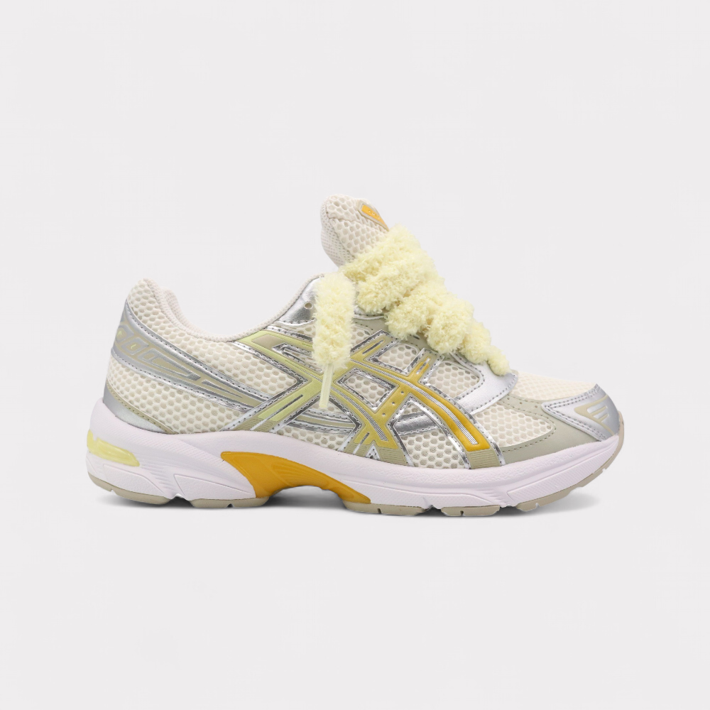 GEL-1130 Silver Yellow - Fluffy Laces Yellow
