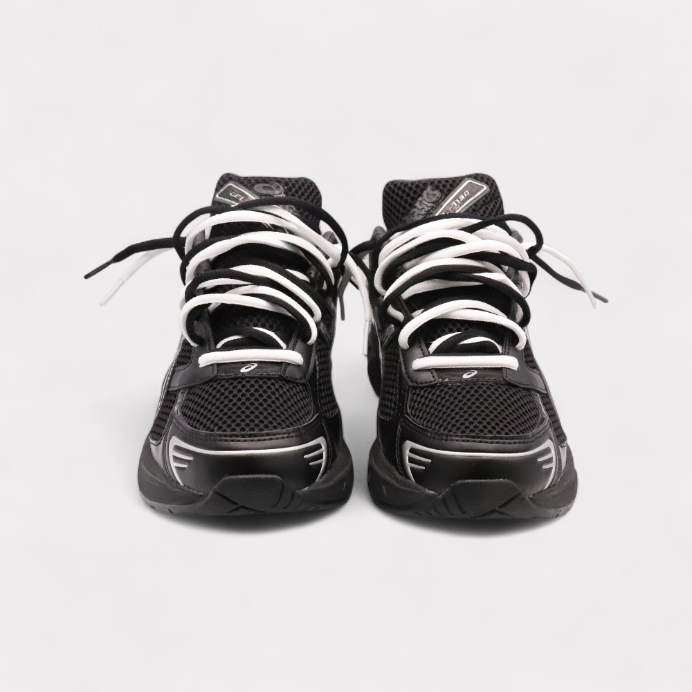 GEL-1130 Black Pure Silver - Double Laces