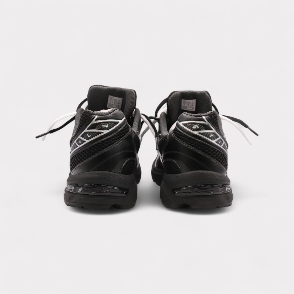 GEL-1130 Black Pure Silver - Double Laces