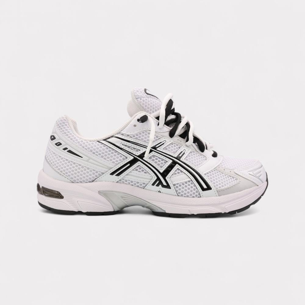 GEL-1130 White Black - Double Laces