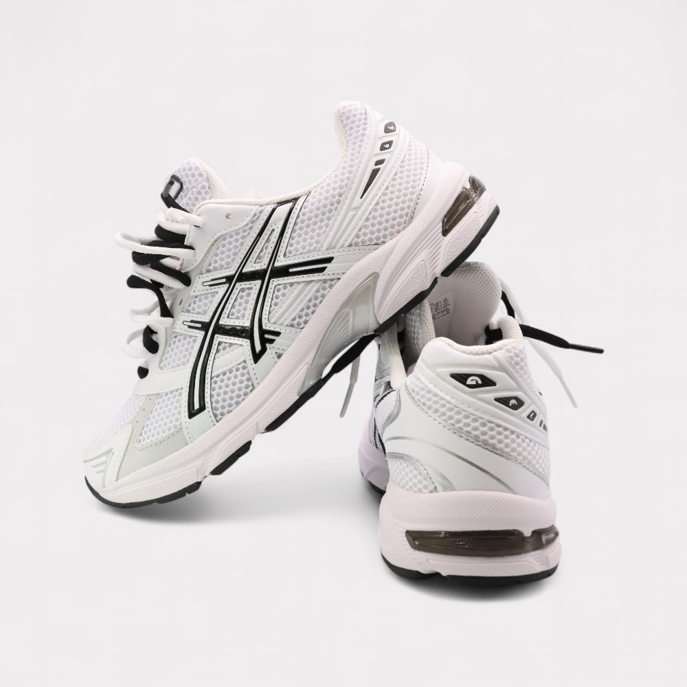 GEL-1130 White Black - Double Laces
