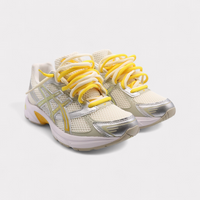 GEL-1130 Silver Yellow - Double Laces