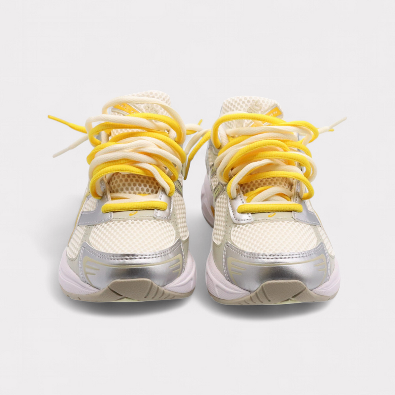 GEL-1130 Silver Yellow - Double Laces