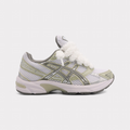 GEL-1130 Dried Leaf Green - Fluffy Laces White