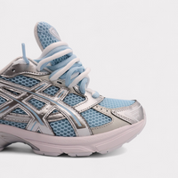 GEL-1130 Denim Pure Silver - Double Laces