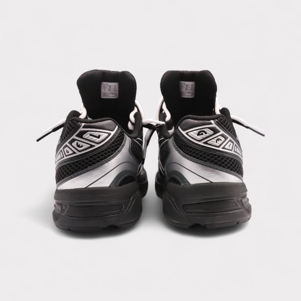 GEL-1130 Black Pure Silver - Double Laces (GS)