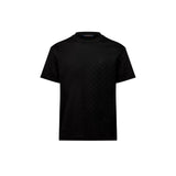 Tee-shirt à motif Damier et signature