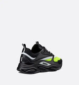 Dior B22 Noir & Jaune Fluo