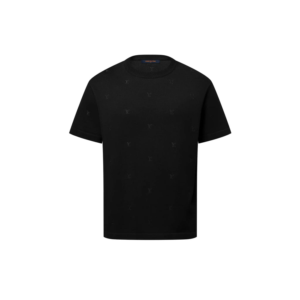 Tee-shirt manches courtes brodé LV Blason