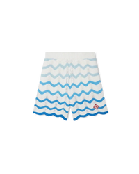 Wavy Gradient Crochet Shorts - Casablanca