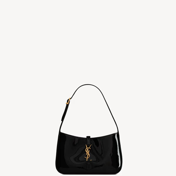 YSL - le 5 à 7 en cuir verni noir