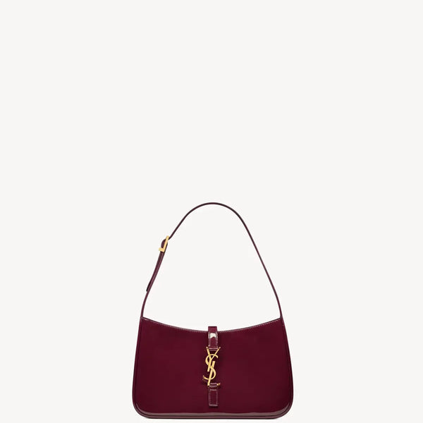 YSL - le 5 à 7 en cuir verni Red