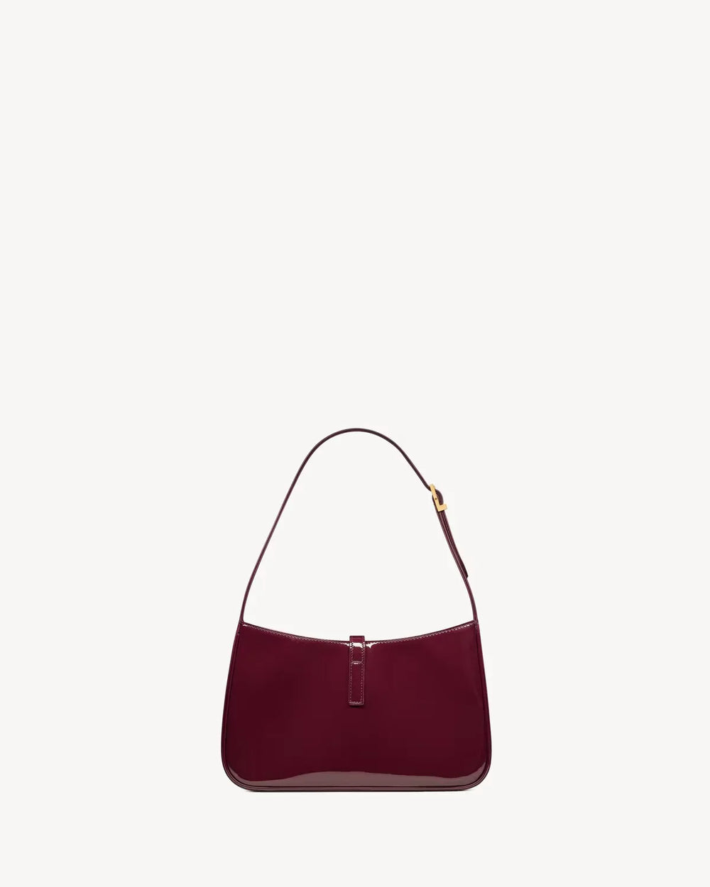 YSL - le 5 à 7 en cuir verni Red