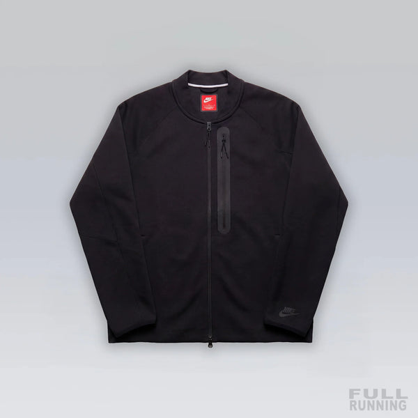 Sweat Zippé Tech Fleece "Aviateur" Noir
