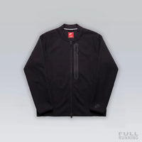 Sweat Zippé Tech Fleece "Aviateur" Noir