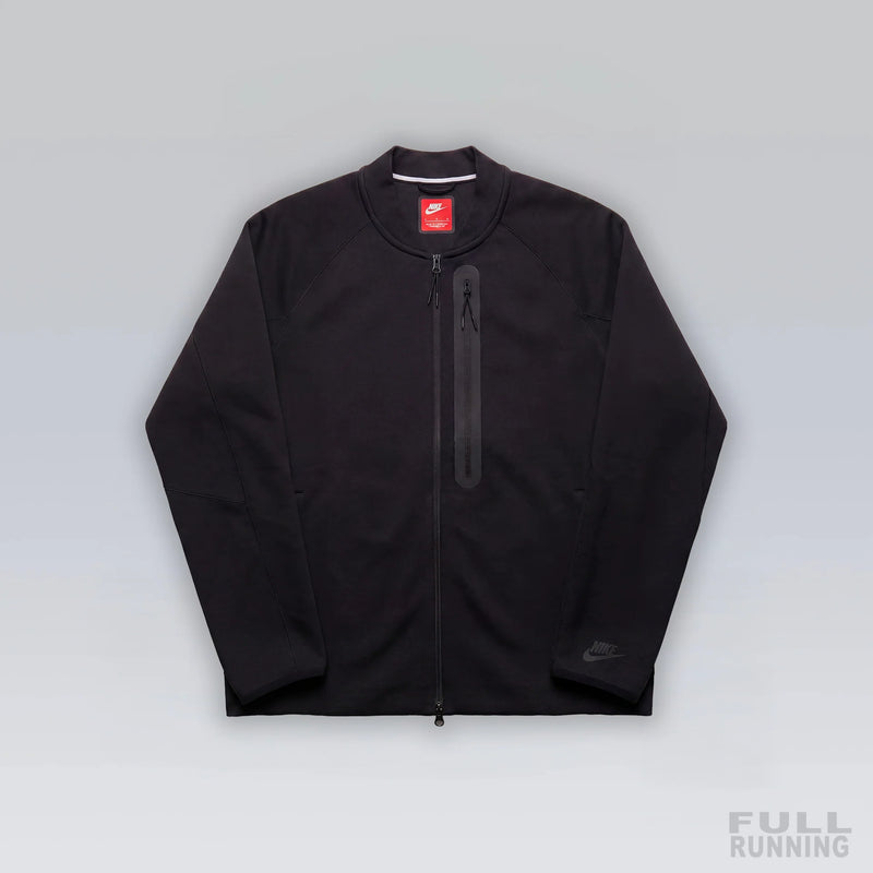Sweat Zippé Tech Fleece "Aviateur" Noir